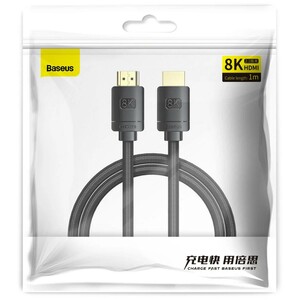 کابل HDMI بیسوس مدل CAKGQ-J01 نسخه 2.1 کیفیت 8K طول 1 متر