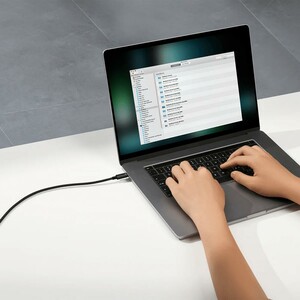 کابل شارژ USB-C به USB-C بیسوس مدل Tungsten Glod CAWJ040001 طول 1 متر توان 240 وات