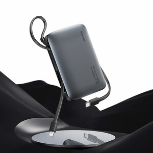 پاوربانک یوسمز مدل CD228 ظرفیت 10000 توان 20 وات با کابل متصل