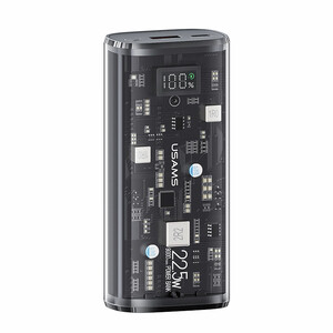 پاوربانک یوسمز شفاف مدل CD189 ظرفیت 9000 توان 22.5 وات