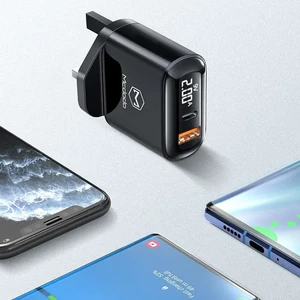 شارژر دیواری دو پورت مک دودو CH-7231 توان 20 وات با کابل تایپ سی به لایتنینگ