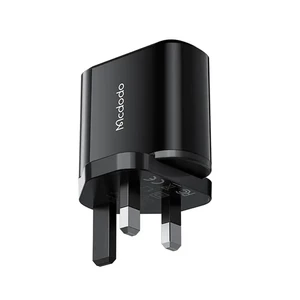 شارژر دیواری دو پورت مک دودو CH-7232 توان 20 وات با کابل تایپ سی به تایپ سی