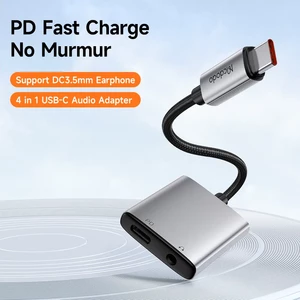 مبدل تایپ سی به تایپ‌ سی و AUX مک دودو CA-505 توان 60 وات