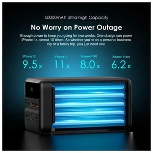 پاوربانک اورایمو مدل OPB-P500QN ظرفیت 50000 میلی آمپر توان 22.5 وات