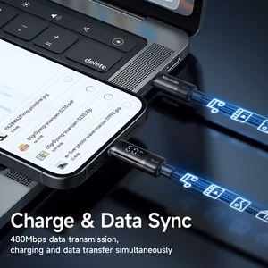 کابل شارژ USB-C به USB-C مک دودو مدل CA-578 طول 1.2 متر توان 60 وات