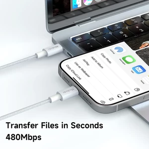 کابل شارژ USB-C به USB-C مک دودو مدل CA-277 طول 1.2 متر توان 60 وات