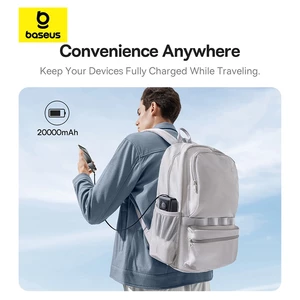 پاوربانک بیسوس مدل Free2Pull PPLSC01-20 ظرفیت 20000 میلی آمپر توان 65 وات