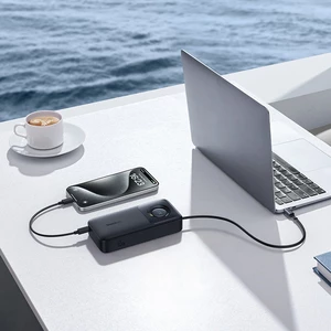 پاوربانک بیسوس مدل Free2Pull PPLSC01-20 ظرفیت 20000 میلی آمپر توان 65 وات