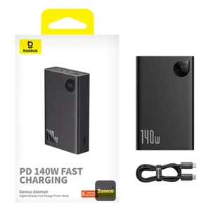 پاوربانک بیسوس مدل Adaman PPADM140 ظرفیت 24000 میلی آمپر توان 140 وات
