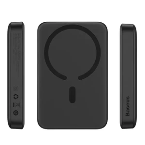 پاوربانک مگنتی بیسوس مدل Magnetic Mini Air PPCXM06A ظرفیت 6000 توان 20 وات