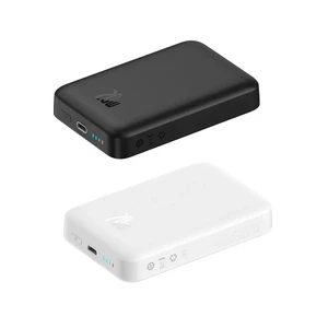 پاوربانک مگنتی بیسوس مدل Magnetic Mini Air PPCXM06A ظرفیت 6000 توان 20 وات