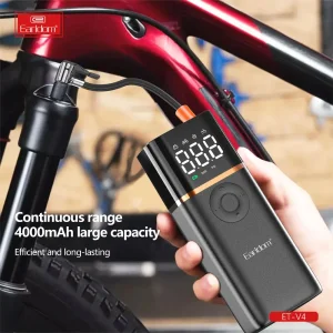 پمپ باد و چراغ قوه شارژی ارلدام مدل Earldom ET-V4