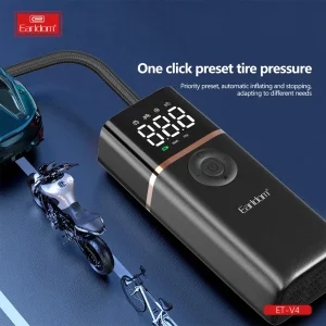 پمپ باد و چراغ قوه شارژی ارلدام مدل Earldom ET-V4