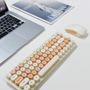 کیبورد و ماوس بی سیم مافی مدل I Bean Colorful