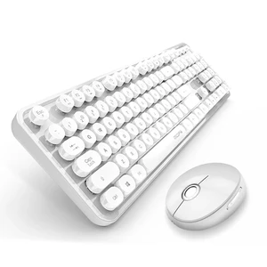 کیبورد و ماوس بی سیم مافی مدل Sweet Pure