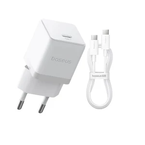 شارژر دیواری بیسوس Palm CCZC20CE توان 20 وات با کابل تایپ سی