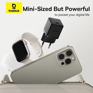 شارژر دیواری بیسوس Palm CCZC20CE توان 20 وات با کابل تایپ سی