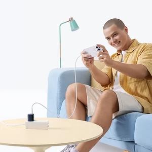 شارژر دیواری بیسوس PicoGo مدل CCGAN45CE توان 45 وات