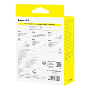 شارژر فندکی بیسوس مدل Tiny Star VCHXX-CC توان 30 وات