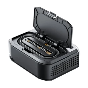 جامپ استارتر، کمپرسور باد و پاوربانک بیسوس BS-CH014 با ظرفیت 7800 میلی آمپر