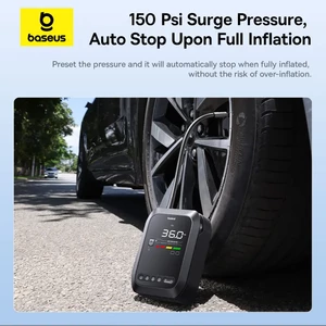 جامپ استارتر، کمپرسور باد و پاوربانک بیسوس BS-CH014 با ظرفیت 7800 میلی آمپر