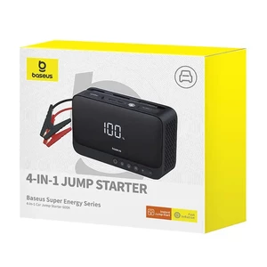 جامپ استارتر، کمپرسور باد و پاوربانک بیسوس BS-CH013 با ظرفیت 6000 میلی آمپر