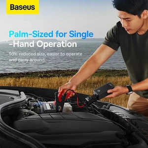 جامپ استارتر و پاوربانک بیسوس BS-CH006 با ظرفیت 6000 میلی آمپر