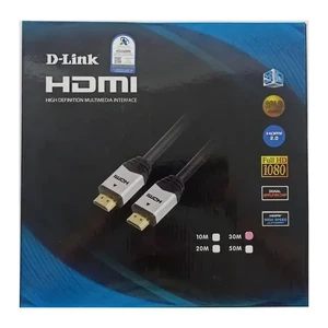 کابل HDMI دی لینک مدل HCB-4AABLBR-30 نسخه 2.0 کیفیت 4K طول 30 متر