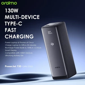 پاوربانک اورایمو مدل OPB-727SQ ظرفیت 27600 میلی آمپر توان 130 وات