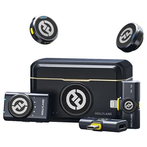 میکروفون یقه‌ای بی سیم هالی لند مدل LARK M2 Combo