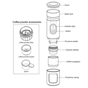 اسپرسوساز شیائومی شارژی مسافرتی CF-2401