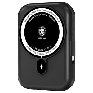 پاوربانک مگ سیف گرین لاین مدل Monaco ظرفیت 10000 میلی آمپر ساعت توان 20 وات