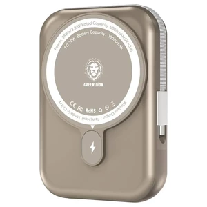 پاوربانک مگ سیف گرین لاین مدل Monaco ظرفیت 10000 میلی آمپر ساعت توان 20 وات