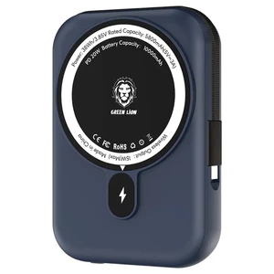 پاوربانک مگ سیف گرین لاین مدل Monaco ظرفیت 10000 میلی آمپر ساعت توان 20 وات