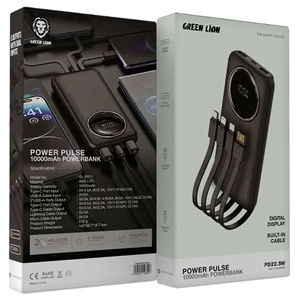 پاوربانک گرین لاین مدل Power Pulse ظرفیت 10000 میلی آمپر توان 22.5 وات