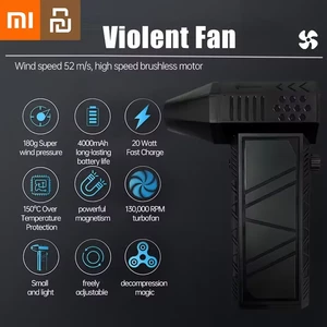 جت فن شارژی سوپر پاور مدل Super Intense Wind Turbo Fan X6