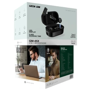 میکروفون دو کاربره بی سیم گرین لاین مدل GM-85X