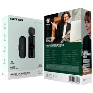 میکروفن بی سیم گرین لاین مدل GM-75X تایپ سی