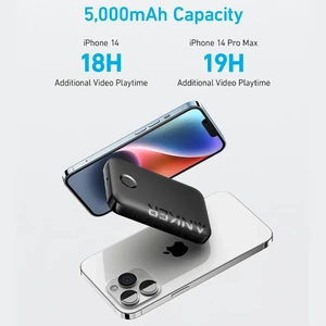 پاوربانک مگنتی انکر MagGo مدل A1616 ظرفیت 5000 توان 12 وات