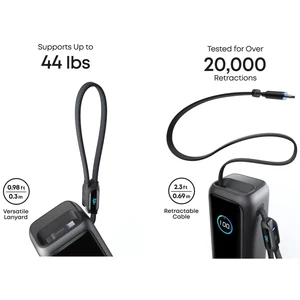 پاوربانک انکر  مدل A1695 ظرفیت 25000 میلی آمپر توان 165 وات