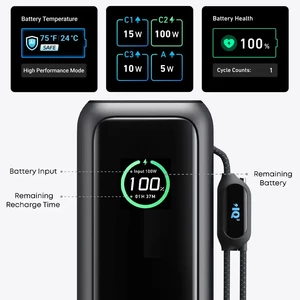 پاوربانک انکر  مدل A1695 ظرفیت 25000 میلی آمپر توان 165 وات