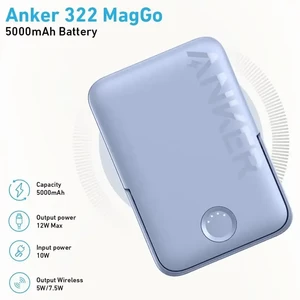 پاوربانک بی سیم انکر MagGo مدل A1618 ظرفیت 5000 توان 12 وات