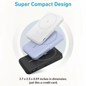 پاوربانک بی سیم انکر MagGo مدل A1618 ظرفیت 5000 توان 12 وات