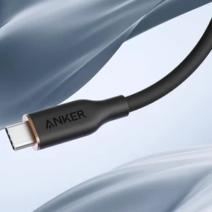 کابل شارژ USB-C به USB-C انکر PowerLine III Flow مدل A8552 طول 0.9 متر توان 240 وات