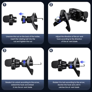 پایه نگهدارنده موبایل داخل خودرو یوسامز ZJ077