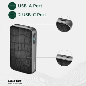 پاوربانک گرین لاین مدل Valmont ظرفیت 20000 میلی آمپر توان 100 وات