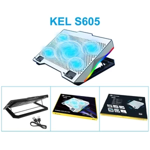 پایه نگهدارنده گیمینگ لپ تاپ کول کلد مدل S605 با 5 فن