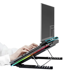 پایه نگهدارنده گیمینگ لپ تاپ کول کلد مدل F5  با 6 فن