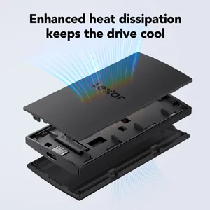 اس اس دی اکسترنال لکسار مدل SL300 ظرفیت 2 ترابایت