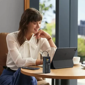 پاوربانک پاورولوژی مدل PPBCHA83 ظرفیت 27000 میلی آمپر ساعت توان 140 وات